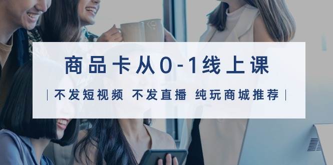 商品卡从0-1线上课（不发短视频 不发直播 纯玩商城推荐）32节课网赚项目-副业赚钱-互联网创业-资源整合惰昔网创