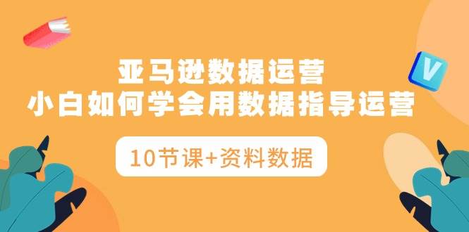 亚马逊数据运营，小白如何学会用数据指导运营（10节课+资料数据）网赚项目-副业赚钱-互联网创业-资源整合惰昔网创